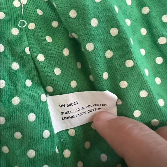 Baby Gap Green Polka Dot Coat - Picture 8 of 8